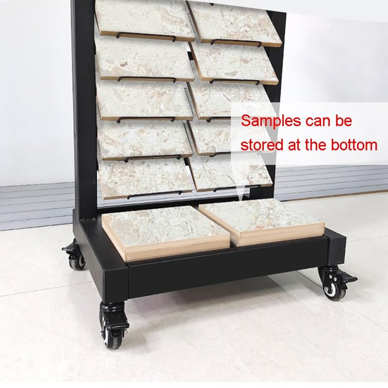 Amazon.co.jp: 商業用床タイル収納ラック、可動式磁器タイルサンプル棚